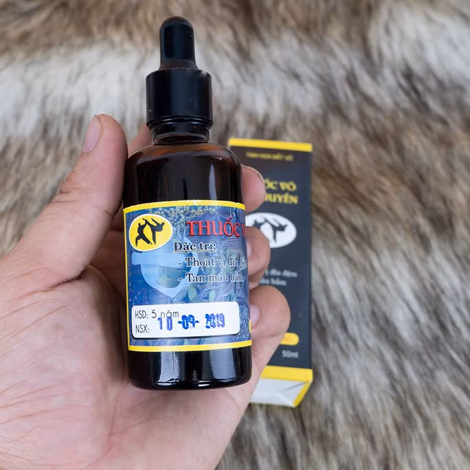 Thuốc võ cổ truyền ở Bình Định được quảng cáo đặc trị thoát vị đĩa đệm, tan máu bầm