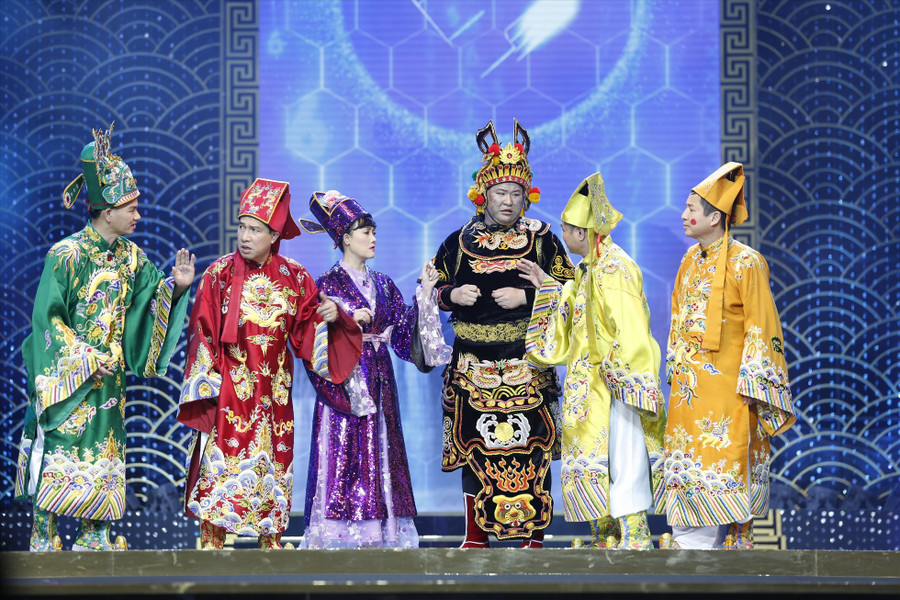 Hình ảnh trong Táo Quân 2023. Ảnh: VFC Hình ảnh trong Táo Quân 2023. Ảnh: VFC