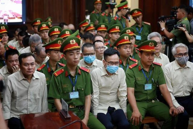 Các bị cáo tại TAND TP.HCM