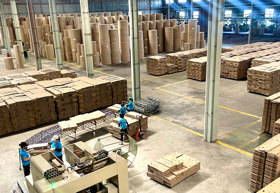 Tổng giá trị sản xuất công nghiệp của tỉnh năm 2024 ước đạt 35.000 tỷ đồng. Ảnh: V.T Tổng giá trị sản xuất công nghiệp của tỉnh năm 2024 ước đạt 35.000 tỷ đồng. Ảnh: V.T