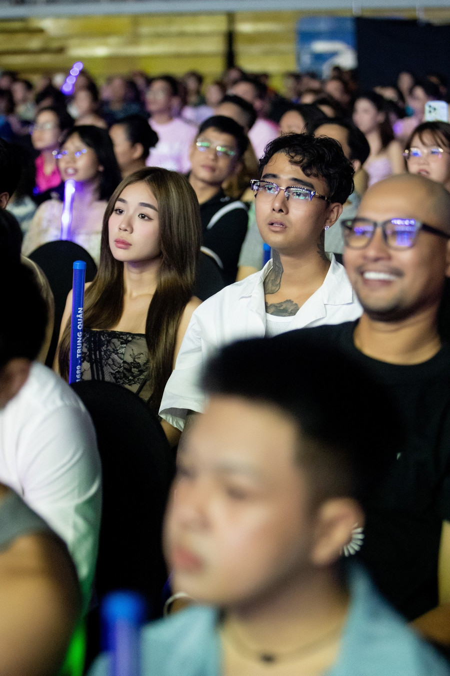 Đạt G đến live show của Trung Quân Idol cùng Cindy Lư.