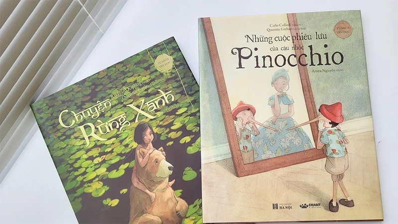 Hai tác phẩm văn học kinh điển được tái bản. Ảnh: Crabit Kidbooks Hai tác phẩm văn học kinh điển được tái bản. Ảnh: Crabit Kidbooks