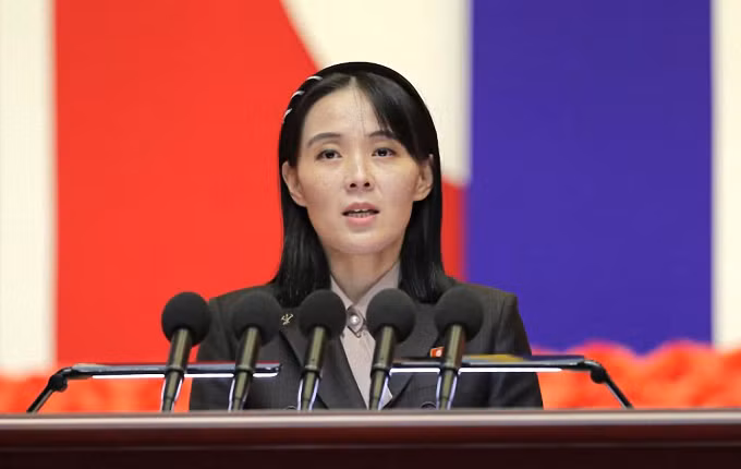 Bà Kim Yo-jong em gái nhà lãnh đạo Triều Tiên. Ảnh: KCNA