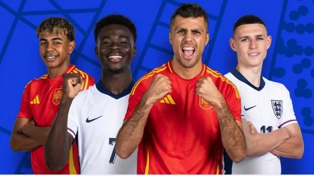 Những gương mặt hàng đầu đội tuyển Tây Ban Nha (áo đỏ) và đội tuyển Anh sẵn sàng tỏa sáng Những gương mặt hàng đầu đội tuyển Tây Ban Nha (áo đỏ) và đội tuyển Anh sẵn sàng tỏa sáng