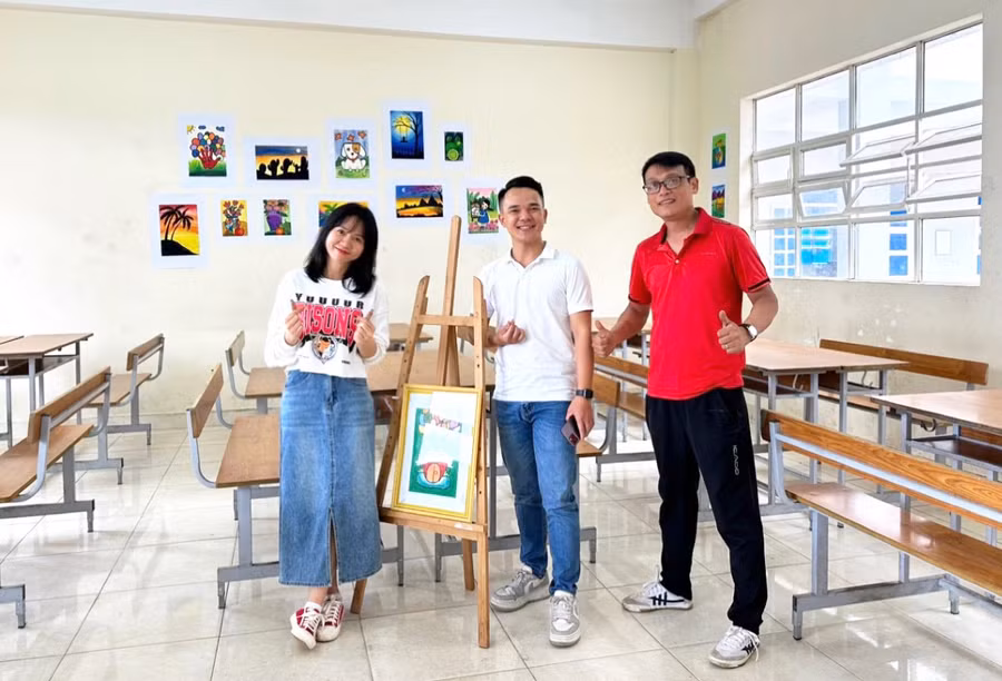 Phòng học Mỹ Thuật.