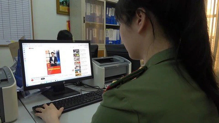 Công an TP. Huế đang điều tra một vụ lừa đảo bằng thủ đoạn giả danh cán bộ thuế bắt người dân cài phần mềm tích hợp căn cước và mã số thuế. Ảnh: CÔNG QUANG/Nguồn TTO