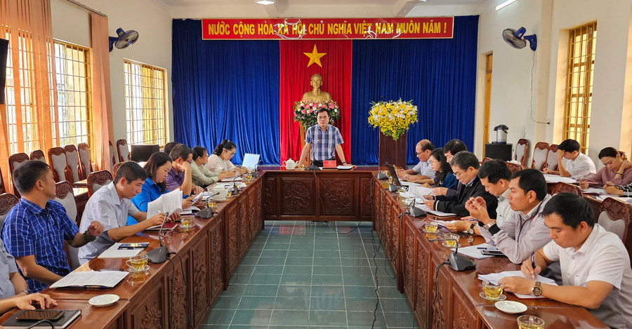 Quang cảnh cuộc họp. Ảnh: Bá Bính Quang cảnh cuộc họp. Ảnh: Bá Bính