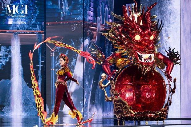 Phần thi của thí sinh Việt Nam Lê Hoàng Phương. Ảnh: BTC/Vietnam+ Phần thi của thí sinh Việt Nam Lê Hoàng Phương. Ảnh: BTC/Vietnam+