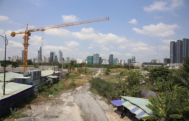 Luật Đất đai (sửa đổi) sẽ giải quyết những điểm nghẽn về chính sách. Ảnh: Hùng Võ/Vietnam+