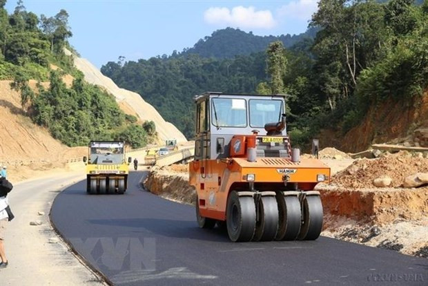 Dự án xây dựng đường Hồ Chí Minh đoạn La Sơn-Túy Loan . Ảnh minh họa: Huy Hùng/TTXVN Dự án xây dựng đường Hồ Chí Minh đoạn La Sơn-Túy Loan . Ảnh minh họa: Huy Hùng/TTXVN