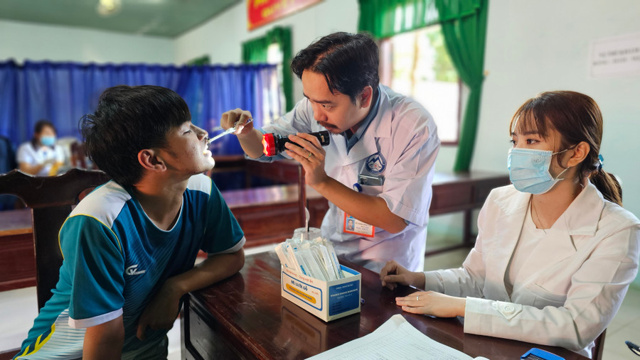 TP. PLeiku khám tuyển nghĩa vụ Quân sự, Công an năm 2024. Ảnh: Bá Bính