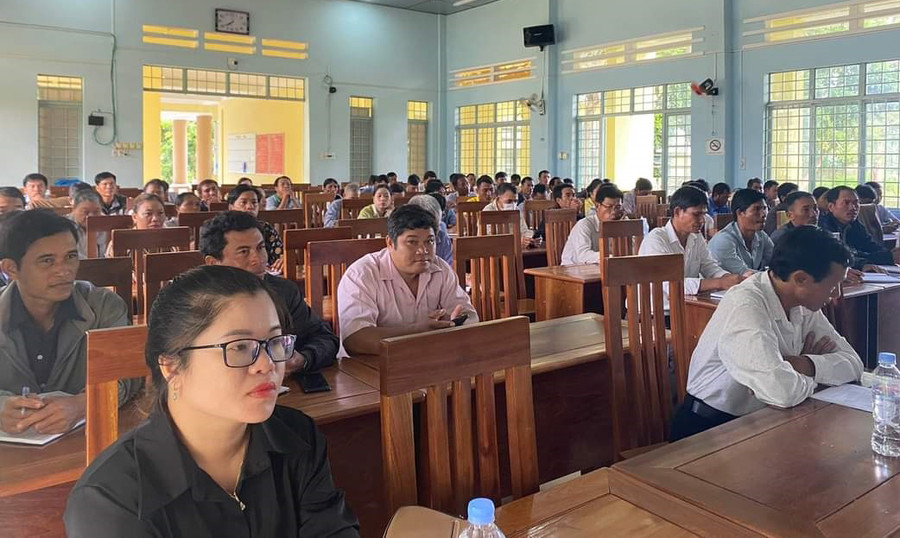 Quang cảnh lớp tập huấn. Ảnh: Trần Thành