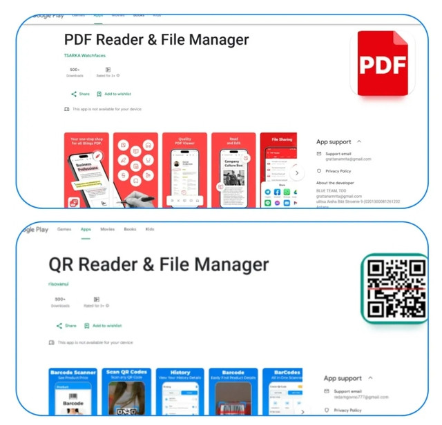 Hai trong số các ứng dụng Android độc hại được Zscaler nêu đích danh Hai trong số các ứng dụng Android độc hại được Zscaler nêu đích danh