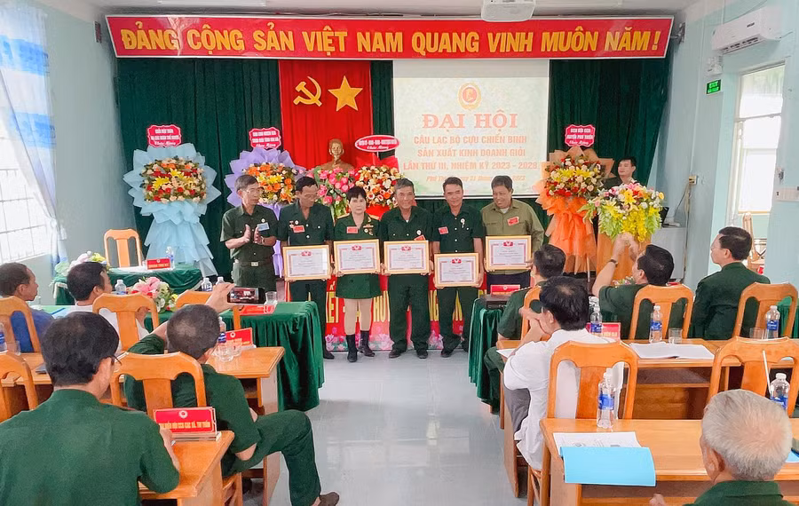 Hội CCB huyện Phú Thiện tặng giấy khen cho 5 cá nhân có thành tích xuất sắc trong phong trào CCB sản xuất kinh doanh giỏi nhiệm kỳ 2018-2023: Hoa Mai