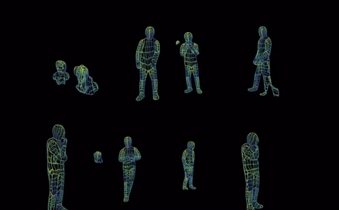 Có thể nhìn xuyên cơ thể người bằng sóng Wi-Fi. Ảnh: ĐH Carnegie Mellon Có thể nhìn xuyên cơ thể người bằng sóng Wi-Fi. Ảnh: ĐH Carnegie Mellon