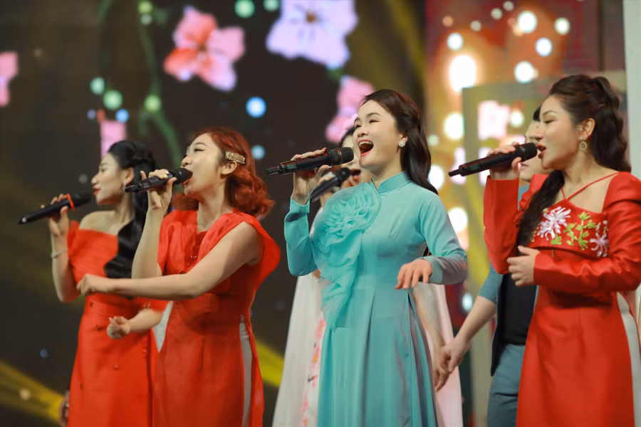 Chương trình nghệ thuật đặc biệt “Nồng nàn vị Tết”. Ảnh: Nhà sản xuất cung cấp