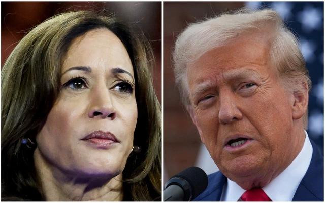 Phó tổng thống Mỹ Kamala Harris và cựu Tổng thống Donald Trump Phó tổng thống Mỹ Kamala Harris và cựu Tổng thống Donald Trump