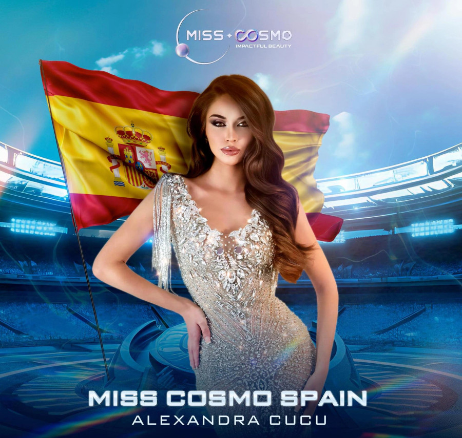 Thí sinh Tây Ban Nha Alexandra Cucu cũng được xem là một "chiến binh" mạnh tại cuộc đua Miss Cosmo 2024. Người đẹp 22 tuổi từng giành ngôi á hậu 2 tại cuộc thi Miss Universe Spain 2022. Bên cạnh hành trình thi nhan sắc, cô vừa tốt nghiệp chuyên ngành nghiên cứu kịch nghệ tại Đại học Nghệ thuật biểu diễn ở Malaga, Tây Ban Nha Thí sinh Tây Ban Nha Alexandra Cucu cũng được xem là một "chiến binh" mạnh tại cuộc đua Miss Cosmo 2024. Người đẹp 22 tuổi từng giành ngôi á hậu 2 tại cuộc thi Miss Universe Spain 2022. Bên cạnh hành trình thi nhan sắc, cô vừa tốt nghiệp chuyên ngành nghiên cứu kịch nghệ tại Đại học Nghệ thuật biểu diễn ở Malaga, Tây Ban Nha