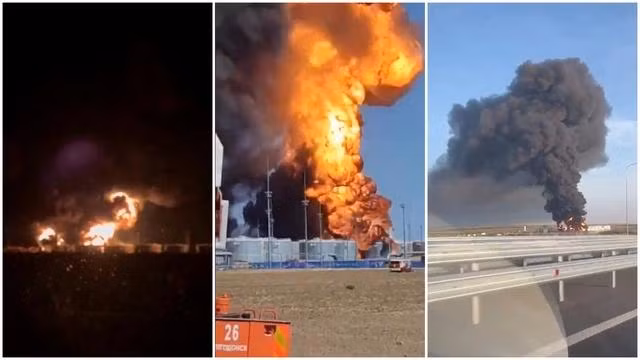 Các vụ cháy kho dầu tại Rostov của Nga gần đây