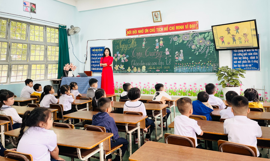 Cùng với cả nước, 759 trường học trên địa bàn tỉnh Gia Lai bước vào năm học mới 2024-2025. Ảnh: T.D