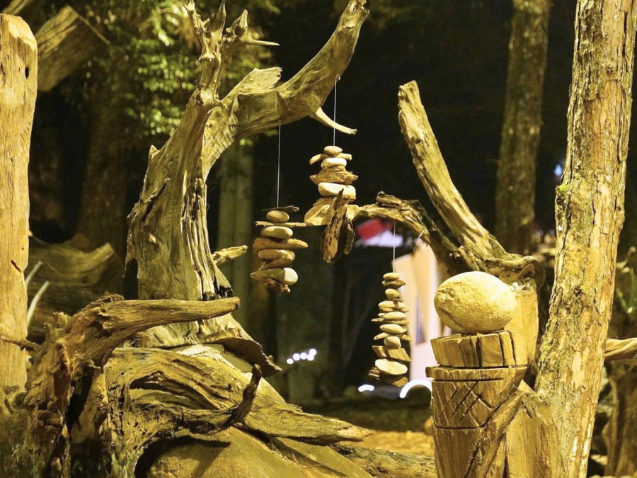 Vườn Nghệ thuật Măng Đen mới được khánh thành để phục vụ cho du khách trong dịp lễ này.