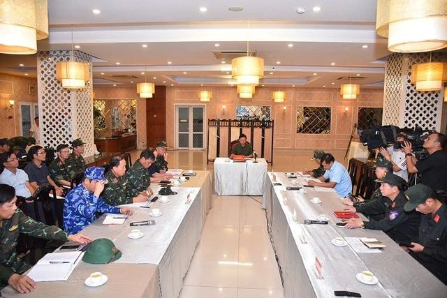 Phó thủ tướng Trần Hồng Hà chủ trì cuộc họp ứng phó bão số 3 tại Sở Chỉ huy tiền phương đặt tại Hải Phòng