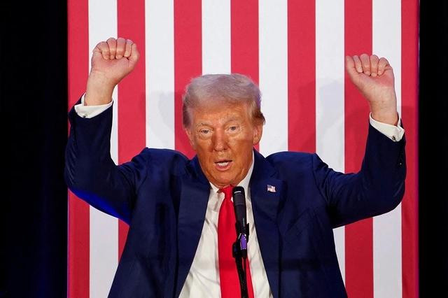 Ông Trump phát biểu tại một sự kiện ở bang Bắc Carolina (Mỹ) ngày 6.9 Ông Trump phát biểu tại một sự kiện ở bang Bắc Carolina (Mỹ) ngày 6.9