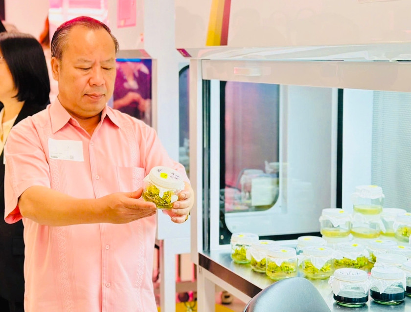 Đoàn công tác của tỉnh Gia Lai tìm hiểu về phương pháp canh tác rau quả nhiệt đới tại Tổ chức Nghiên cứu Khoa học và Công nghiệp Australia (CSIRO). Ảnh: Anh Tuấn Đoàn công tác của tỉnh Gia Lai tìm hiểu về phương pháp canh tác rau quả nhiệt đới tại Tổ chức Nghiên cứu Khoa học và Công nghiệp Australia (CSIRO). Ảnh: Anh Tuấn