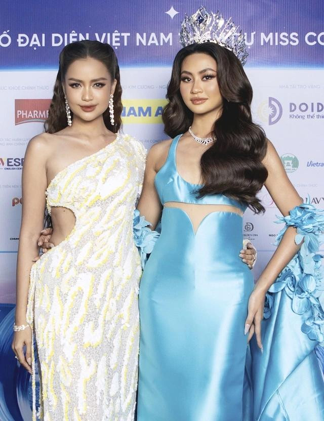 Hoa hậu Ngọc Châu đồng hành cùng Xuân Hạnh trong hành trình &quot;chinh chiến&quot; tại Miss Cosmo 2024