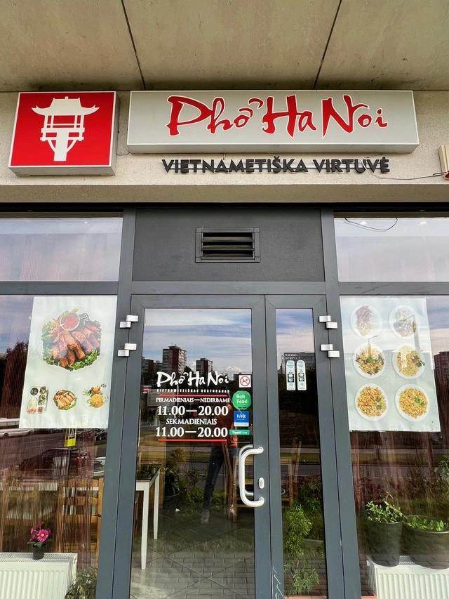 Nhà hàng Phở Hà Nội ở thủ đô Vilnius (Lithuania)