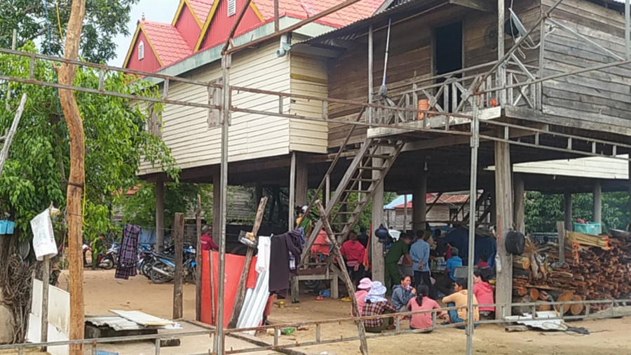 Hiện trường nơi vụ việc xảy ra. Ảnh: Mai Linh