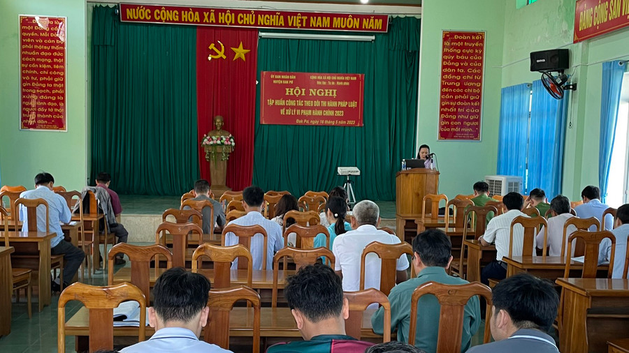 Quang cảnh buổi tập huấn. Ảnh: Tuyết Mai