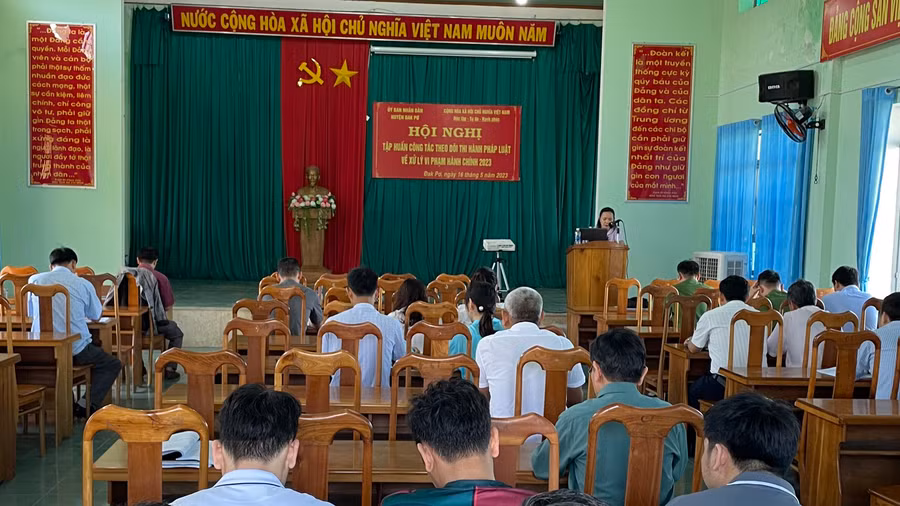 Quang cảnh buổi tập huấn. Ảnh: Tuyết Mai