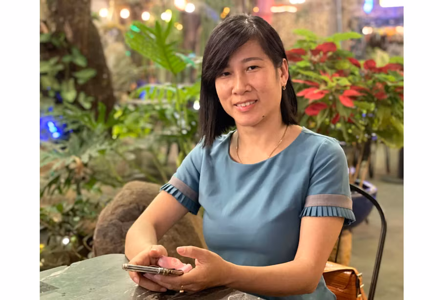 Tác giả Nguyễn Thị Thanh Thúy. Ảnh: L.N