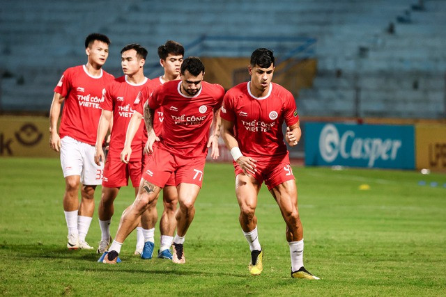 Thể Công thi đấu khởi sắc ở chặng nước rút về đích V-League 2023-2024 Thể Công thi đấu khởi sắc ở chặng nước rút về đích V-League 2023-2024