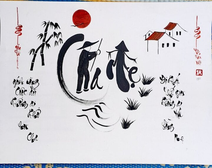 Cậu bé lớp 4 ở Đắk Lắk 'gây mê' trên TikTok nhờ tài vẽ tranh đẹp mê ly - 9