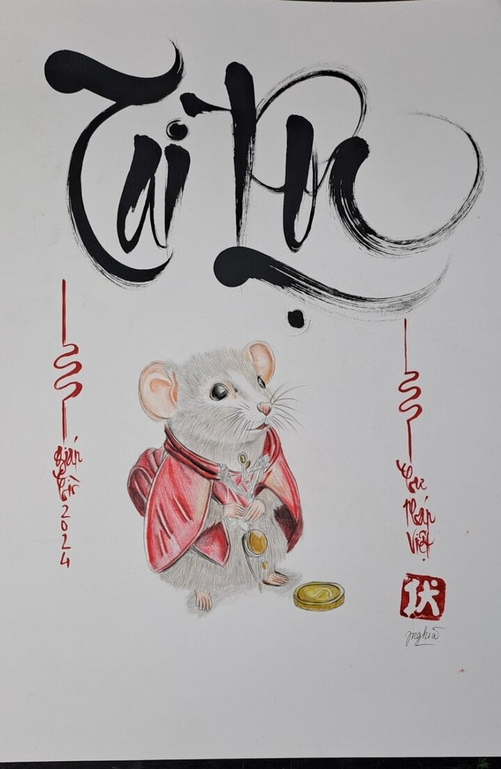 Cậu bé lớp 4 ở Đắk Lắk 'gây mê' trên TikTok nhờ tài vẽ tranh đẹp mê ly - 11