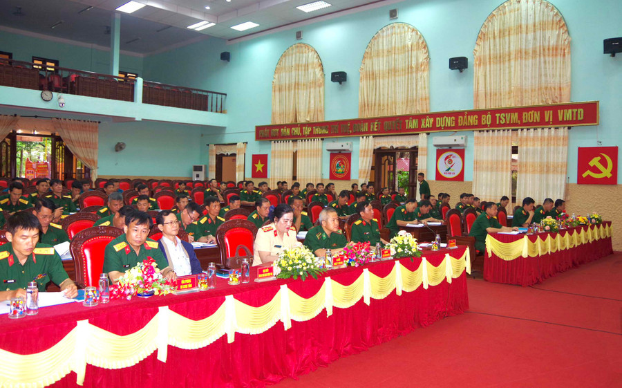 Các đại biểu về tham dự hội nghị. Ảnh: K.H Các đại biểu về tham dự hội nghị. Ảnh: K.H