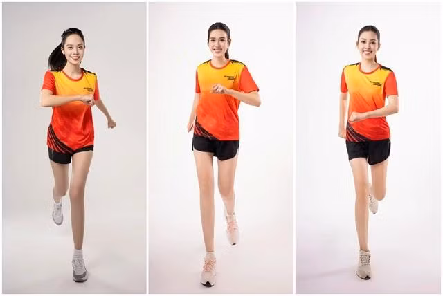 Hoa hậu Thanh Thủy, Đỗ Thị Hà và Tiểu Vy cũng bắt đầu tập luyện để tham gia giải chạy marathon
