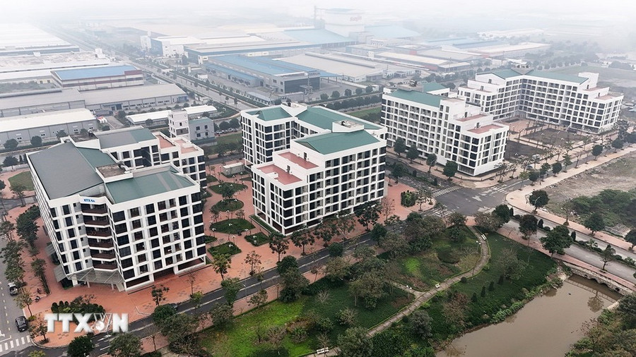 Dự án nhà ở xã hội tại Khu công nghiệp Đồng Văn, tỉnh Hà Nam. (Ảnh: Tuấn Anh/TTXVN) Dự án nhà ở xã hội tại Khu công nghiệp Đồng Văn, tỉnh Hà Nam. (Ảnh: Tuấn Anh/TTXVN)