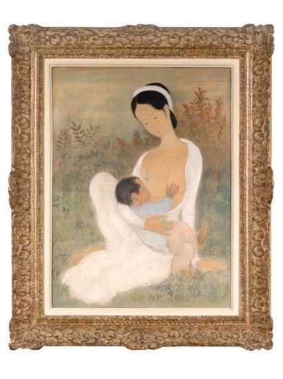 Tranh của họa sĩ Vũ Cao Đàm có giá cao nhất cả phiên.