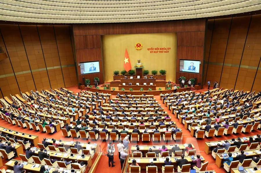 Kỳ họp thứ 7 Quốc hội khóa XV đã dành nhiều thời gian thảo luận về kết quả thực hiện kế hoạch phát triển kinh tế-xã hội. Ảnh: TTXVN Kỳ họp thứ 7 Quốc hội khóa XV đã dành nhiều thời gian thảo luận về kết quả thực hiện kế hoạch phát triển kinh tế-xã hội. Ảnh: TTXVN