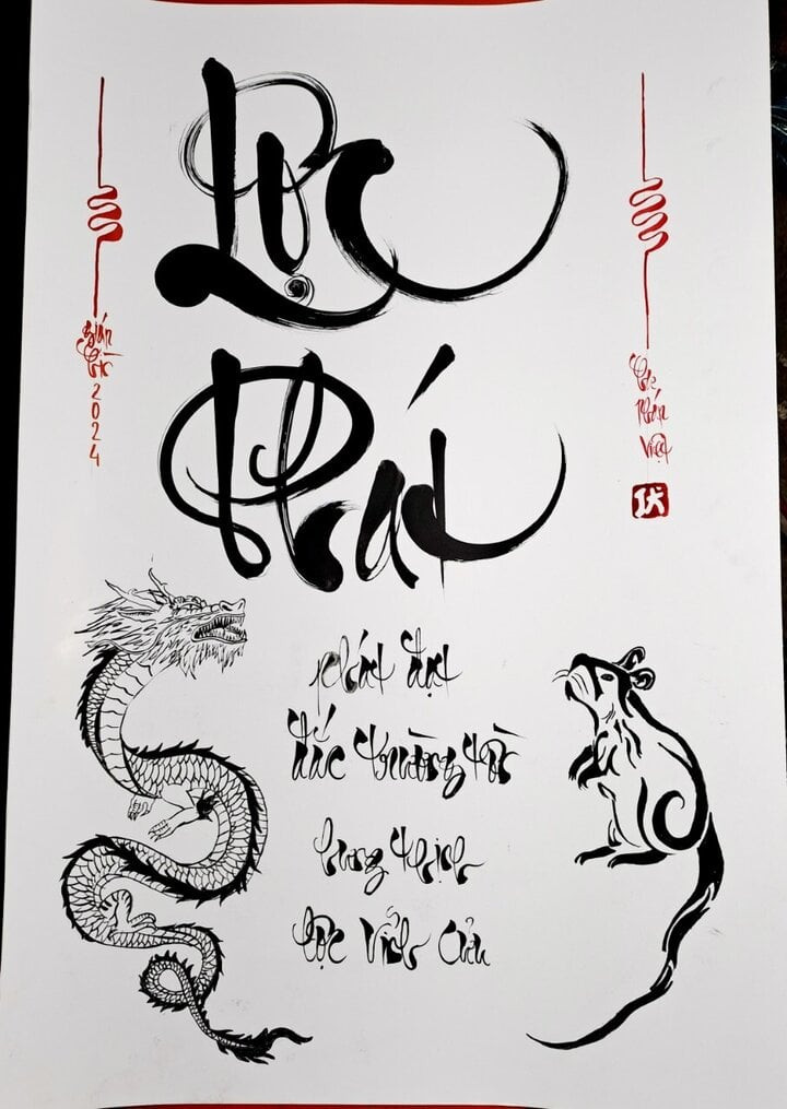 Cậu bé lớp 4 ở Đắk Lắk 'gây mê' trên TikTok nhờ tài vẽ tranh đẹp mê ly - 12