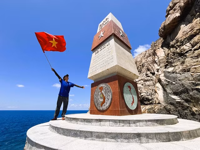 Mốc cơ sở A5 đã được tu sửa, tháng 5.2024