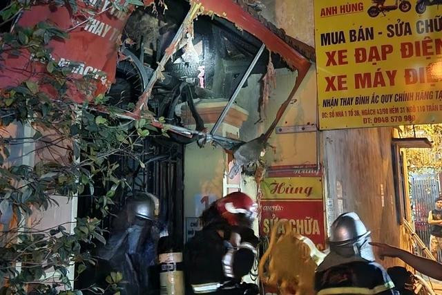 Căn nhà xảy ra vụ cháy khiến 14 người tử vong Căn nhà xảy ra vụ cháy khiến 14 người tử vong