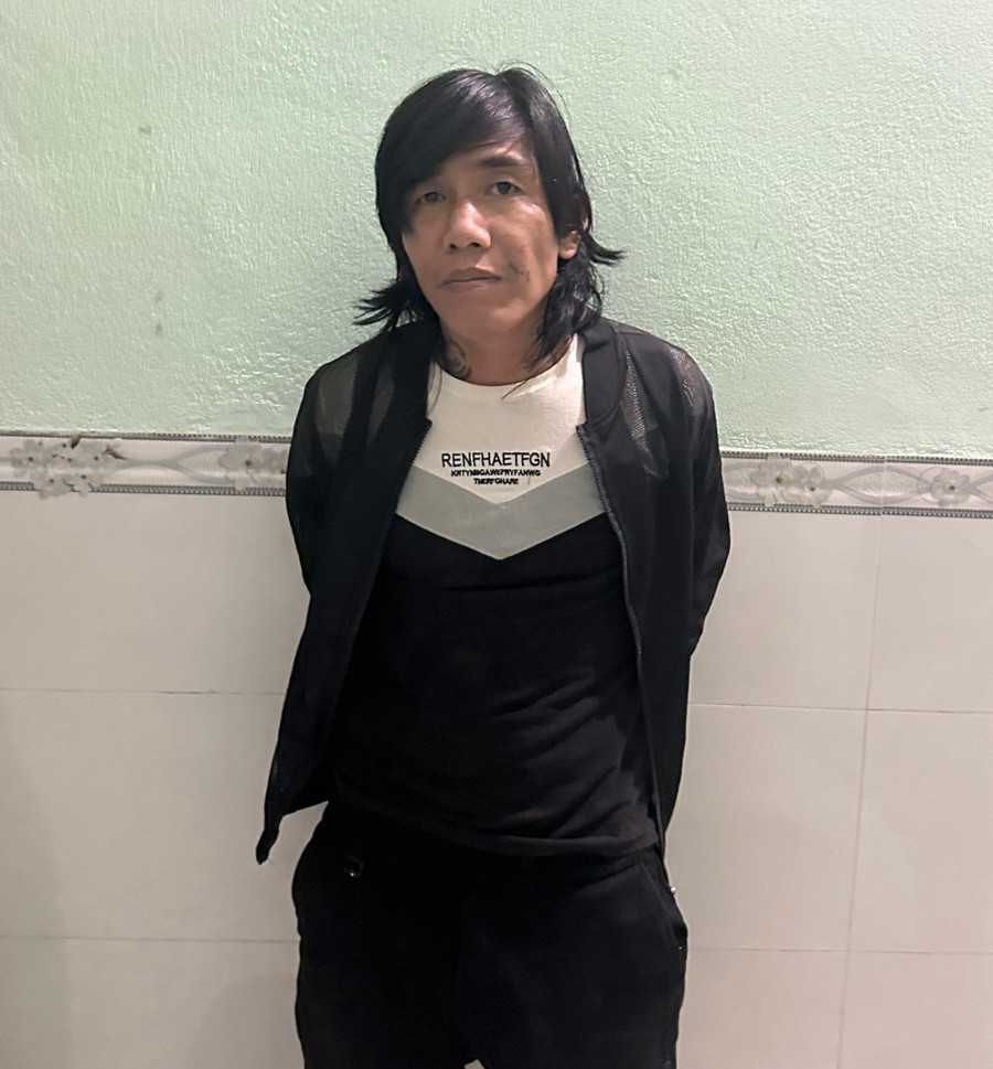 Đối tượng Nguyễn Minh Nam đang bị tạm giữ tại Cơ quan Công an huyện Chư Păh. Ảnh: V.Đ