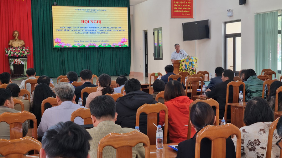 Quang cảnh Hội nghị tập huấn. Ảnh: H.P