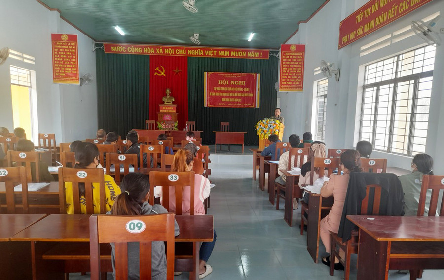 Đông đảo học viên tham gia tại lớp tập huấn. Ảnh: H.P