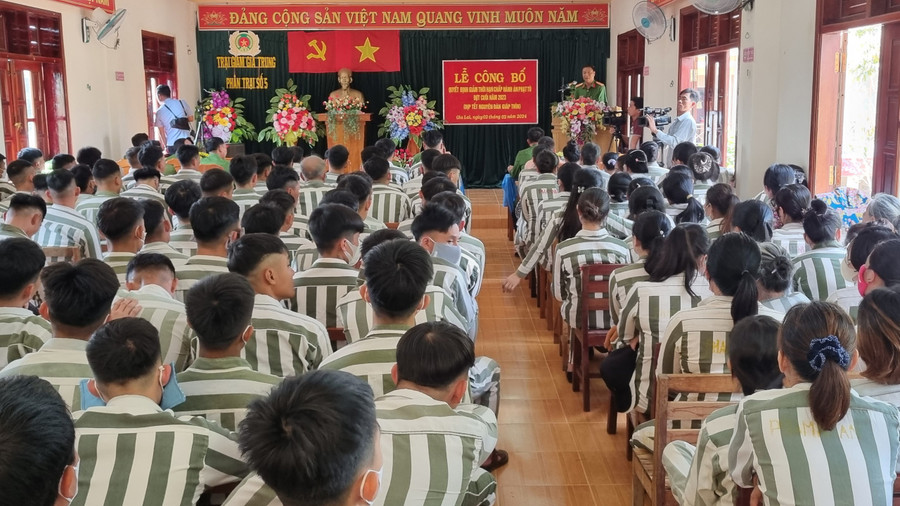 Quang cảnh buổi lễ. Ảnh: H.P