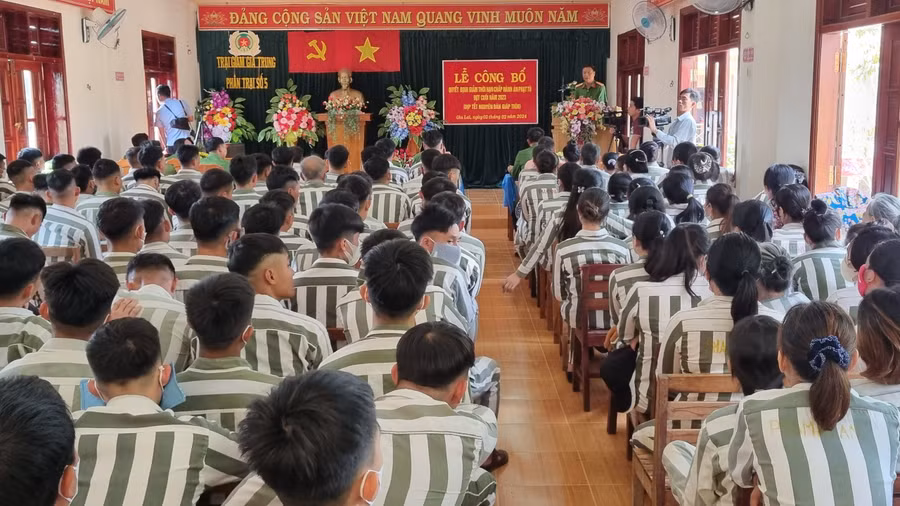 Quang cảnh buổi lễ. Ảnh: H.P